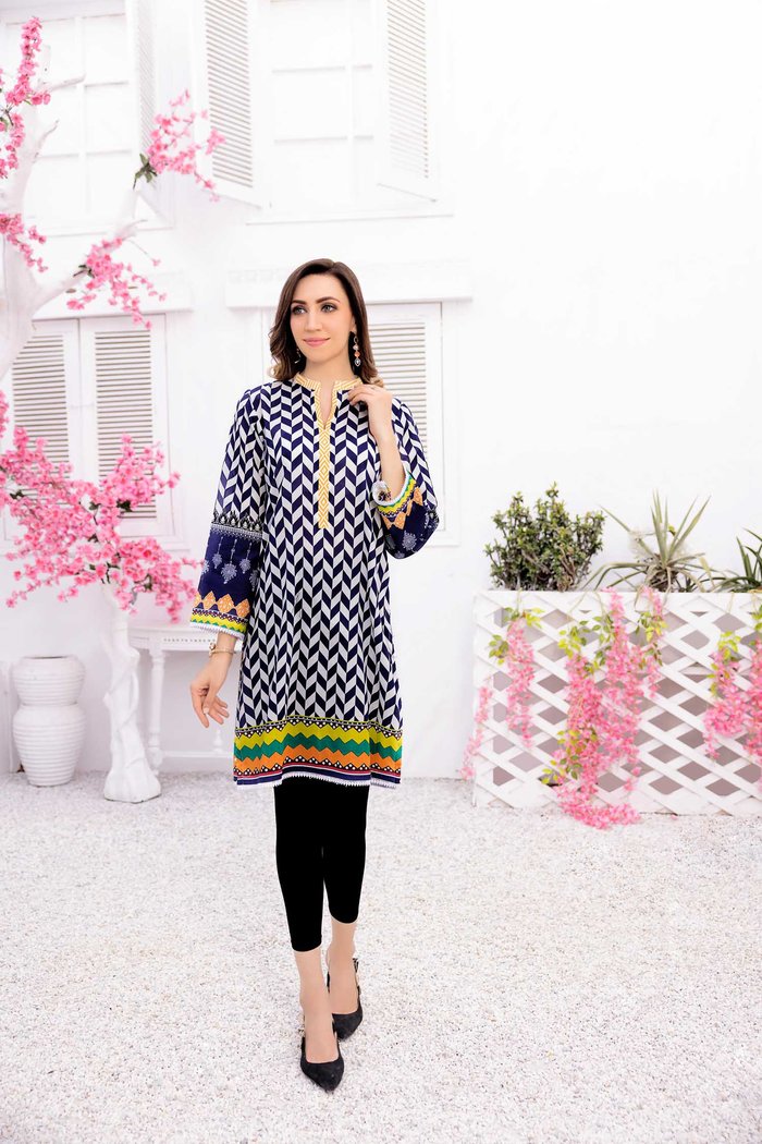Sizzling - Digital Printed Stitched Lawn